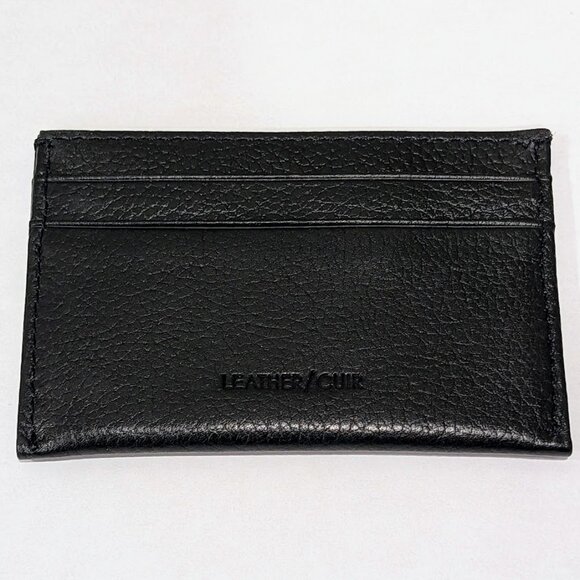 Calvin Klein Black Leather Cardholder - Picture 5 of 7